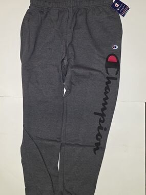 Champion Gray Script Logo Joggers